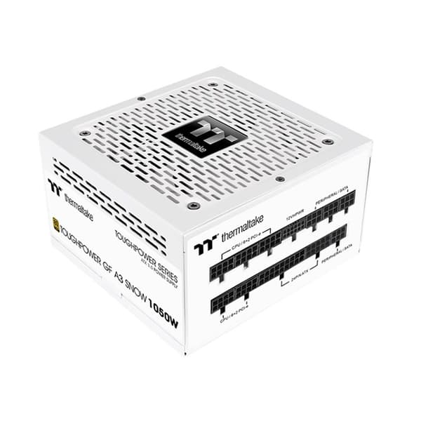 Thermaltake Strømforsyning Tough Power Gf A3 1050w 80+ Gold Transparent Hvid