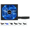 Miniatyrbillede 3 af 6: Tooq Strømforsyning Xtreme Gaming Energy Ii 700w 80+ Sort