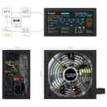 Miniatyrbillede 4 af 6: Tooq Strømforsyning Xtreme Gaming Energy Ii 700w 80+ Sort
