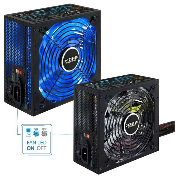 Tooq Strømforsyning Xtreme Gaming Energy Ii 800w 80+ Sort