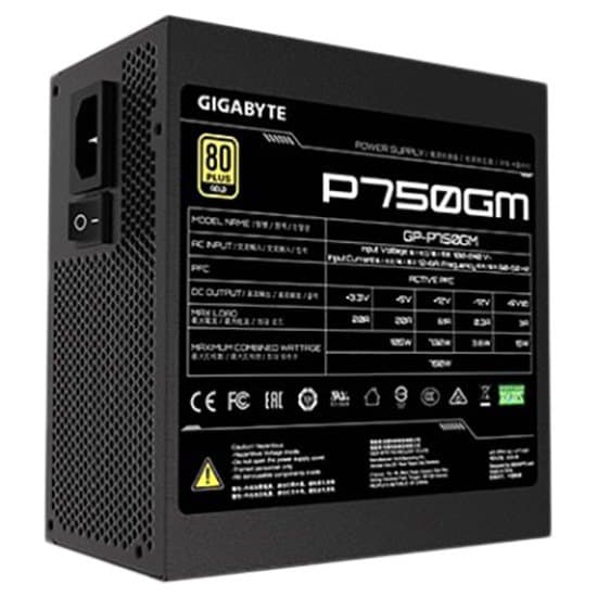 Gigabyte Virtalähde P750gm 750w Musta