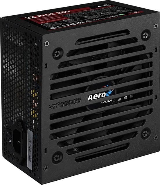 STRÖMFÖRSÖRJNING AEROCOOL PGS VX-800PLUS 800W 80+ Svart