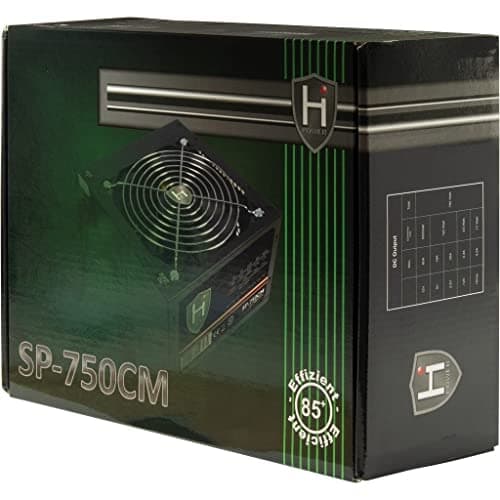 Inter-Tech HiPower SP-750CM strømforsyning 750 W 20+4 pin ATX ATX sort (88882194)