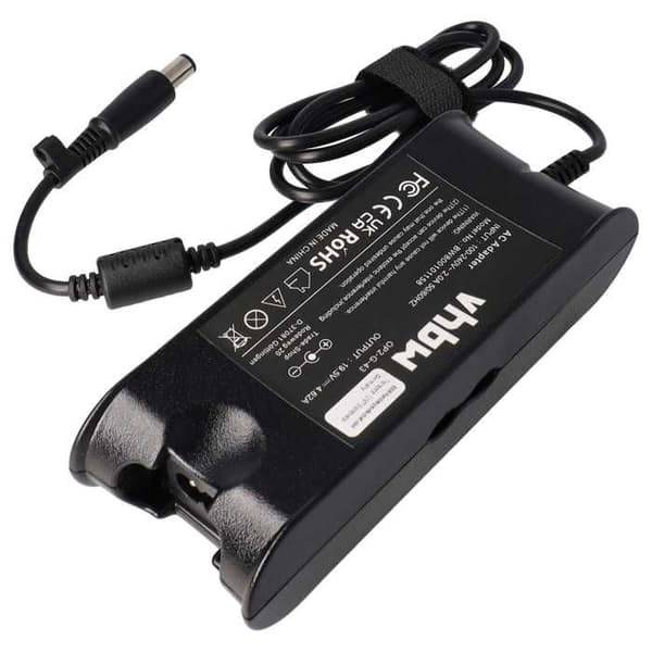 vhbw Laddare, 90W strömkabel kompatibel med Dell Latitude E5570, 131L, D420, D430, D810, X300 notebook, dator