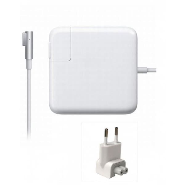 Laddare för Apple MacBook Pro 60W 16,5V 3,65A A1184 A1330 A1344 (vinklad) MagSafe 1 (inte 2)