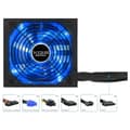 Miniatyrbillede 3 af 10: Tooq Strømforsyning Xtreme Gaming Energy Ii 600w 80+ Sort