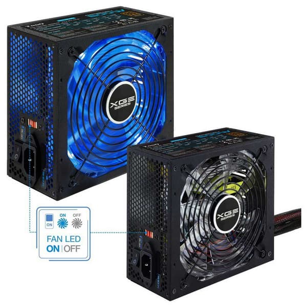 Tooq Strømforsyning Xtreme Gaming Energy Ii 600w 80+ Sort