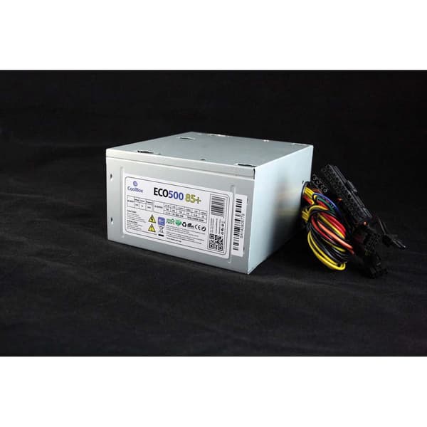 Coolbox Strømforsyning Eco500 85+ Sort