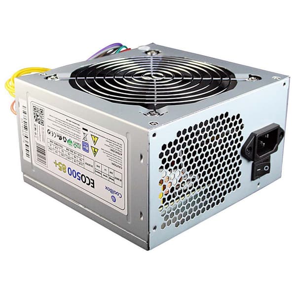 Coolbox Strømforsyning Eco500 85+ Sort Grå