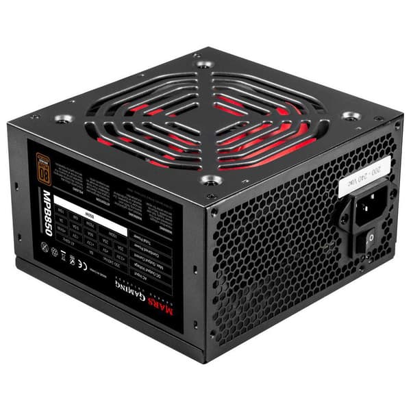 Mars Gaming Strømforsyning 4t Mpb850 850w 80 Plus Bronze Sort