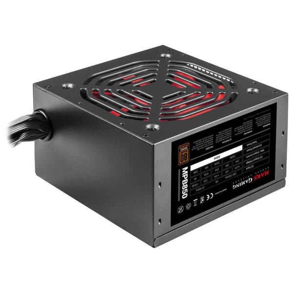 Mars Gaming Strømforsyning 4t Mpb850 850w 80 Plus Bronze Sort