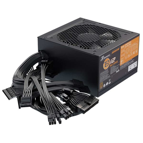 Seasonic Strømforsyning B12 Bc 650w 80 Plus Bronze Sort