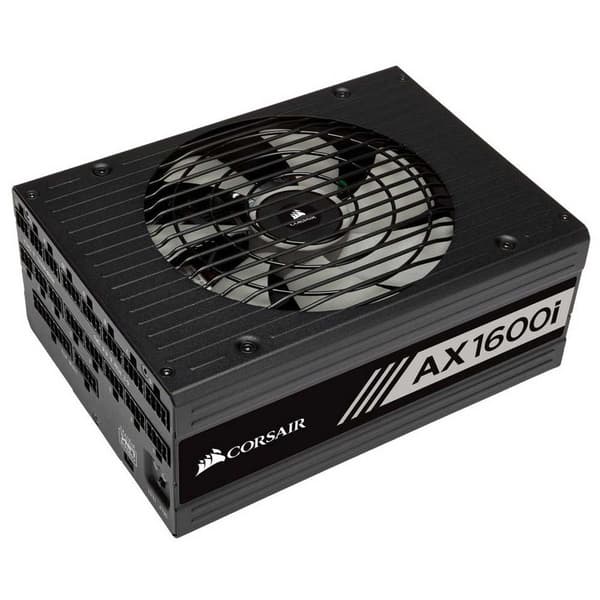 Corsair Modulær Strømforsyning Ax1600i 1600w 80 Plus Titanium Sort