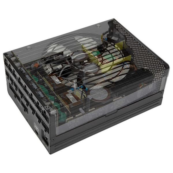 Corsair Modulær Strømforsyning Ax1600i 1600w 80 Plus Titanium Sort