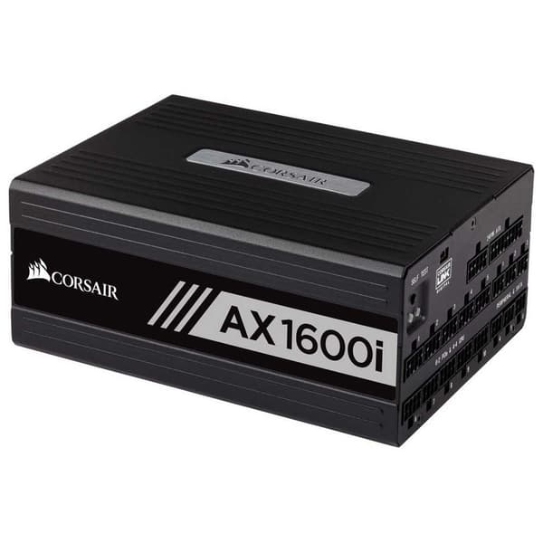 Corsair Modulær Strømforsyning Ax1600i 1600w 80 Plus Titanium Sort