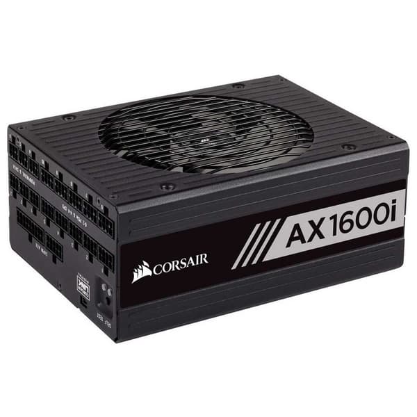 Corsair Modulær Strømforsyning Ax1600i 1600w 80 Plus Titanium Sort