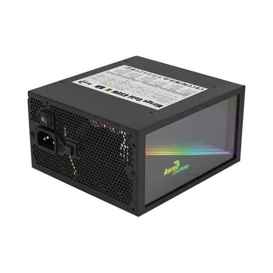 Aerocool Strømforsyning Mirage Certificado 80 Plus Gold 650w Søvfarvet