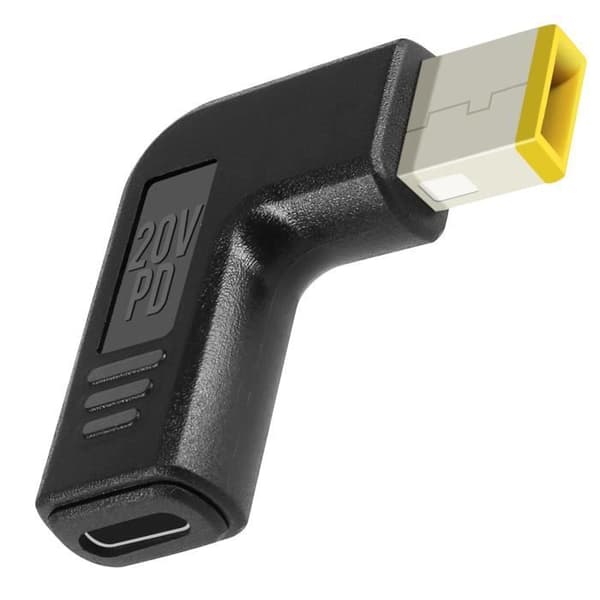 Lenovo USB-C till fyrkantig laddningsadapter