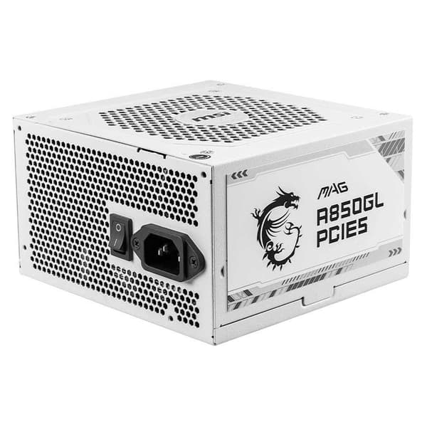 Msi Strømforsyning Mag A850gl 850w Søvfarvet Hvid