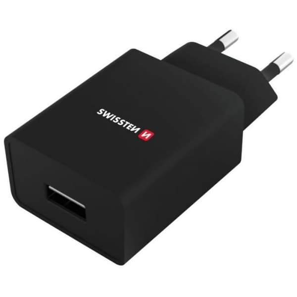 SWISSTEN smart strömförsörjning ic 1x usb 1a ström + usb-kabel - 22064000