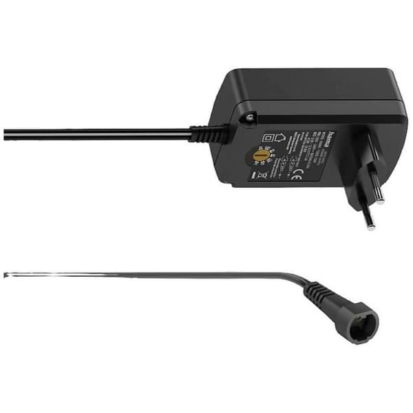 Hama 00223617 justerbar strömförsörjningsenhet - Vit - 3 V, 4,5 V, 5 V, 7,5 V, 9 V, 12 V - 2,25 A 27 W