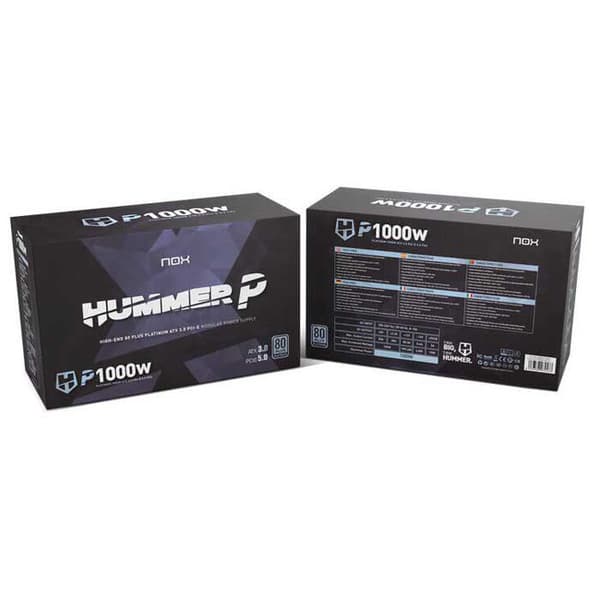 Nox Strömförsörjning Hummer Platinium 1000w