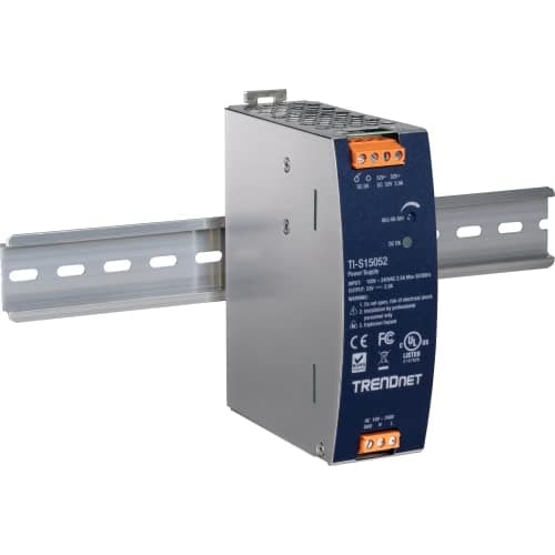 TRENDNET 150W 52V DC 2,89A AC TO DC DIN-RAIL PSP MED PFC-FUNKTION (TI-S15052)