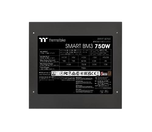 Thermaltake Smart BM3 750W strømforsyning | Semi-modulær |80Plus Bronze | PCIe Gen 5