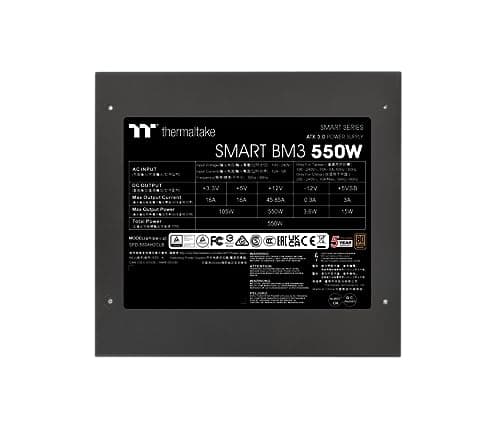 Thermaltake Smart BM3 strømforsyning 550 W 24-pin ATX ATX sort (PS-SPD-0550MNFABE-3)