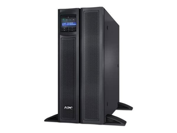 APC SMX3000HV - Rackmonterad/extern UPS - 3000 VA - Svart - Blysyra