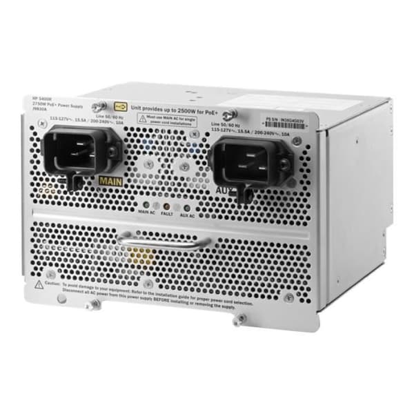 HPE Strömförsörjning (Plug-in Modul) 2750 Watt för Aruba 5406R, 5406R zl2, 5412R, 5412R zl2