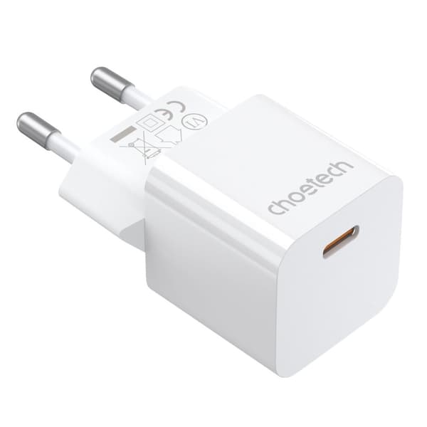 20W USB Type C vægoplader, hvid