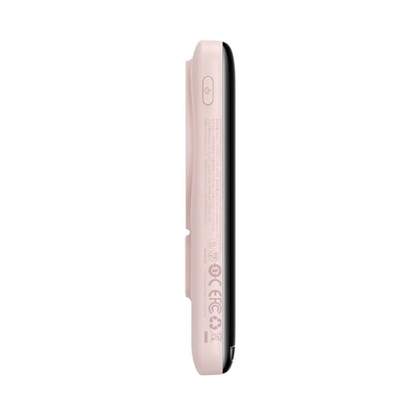 Powerbank med MagSafe trådløs opladning 10000mAh 20W USB-C kabel 0,5m pink