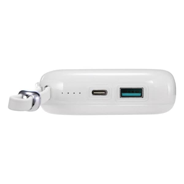 Powerbank 10000mAh Jelly Series 22,5W Iphone Lightning kabel hvid