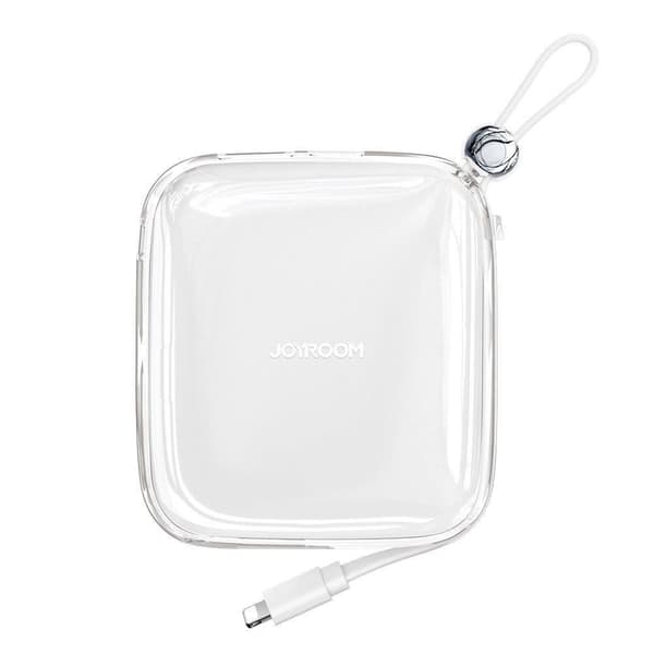 Powerbank 10000mAh Jelly Series 22,5W Iphone Lightning kabel hvid