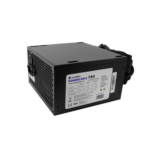 Coolbox Strømforsyning Powerline2 750w Sort