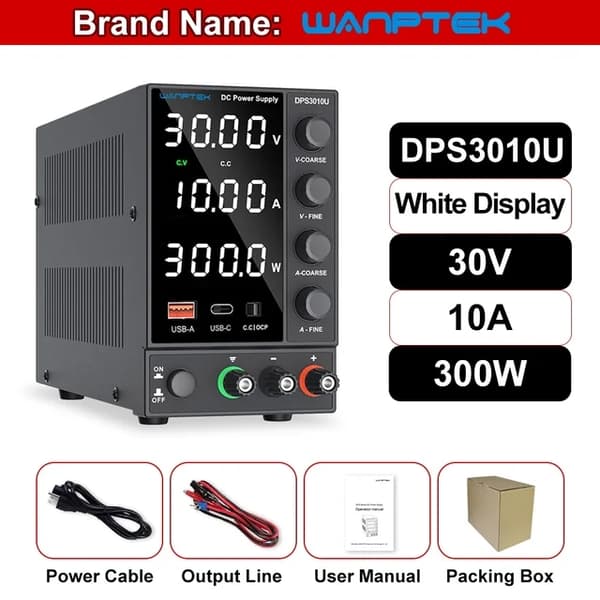 DC-virtalähde, säädettävä jännite, USB-liitäntä, UUSI DPS605U, 220V
