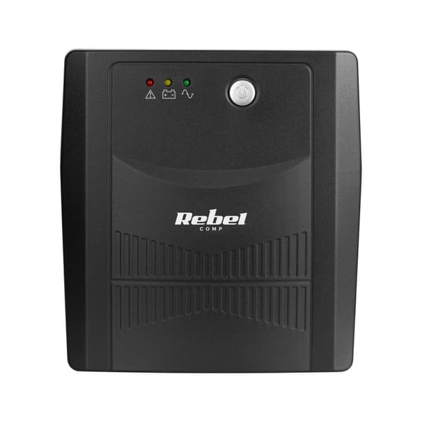 UPS REBEL nødstrømforsyning model Micropower 1000 (offline, 1000VA / 600W, 230 V, 50Hz)