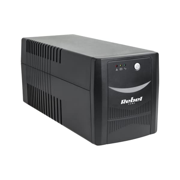 UPS REBEL nødstrømforsyning model Micropower 1000 (offline, 1000VA / 600W, 230 V, 50Hz)
