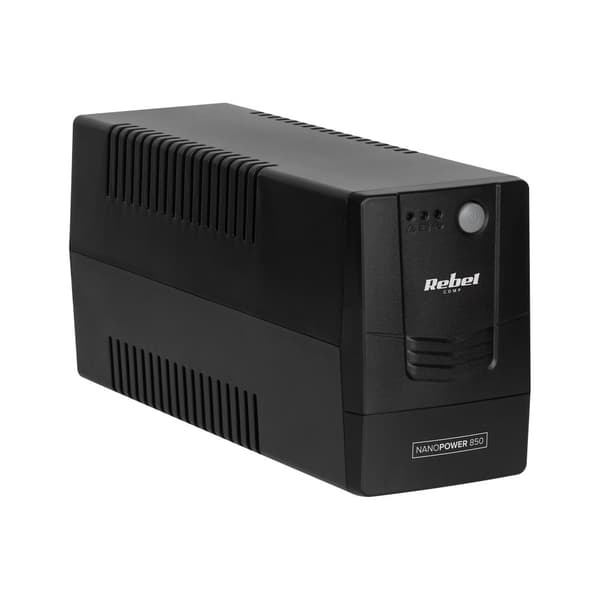 UPS REBEL computer nødstrømforsyning model Nanopower 850 (offline, 850VA / 480W, 230 V, 50Hz)