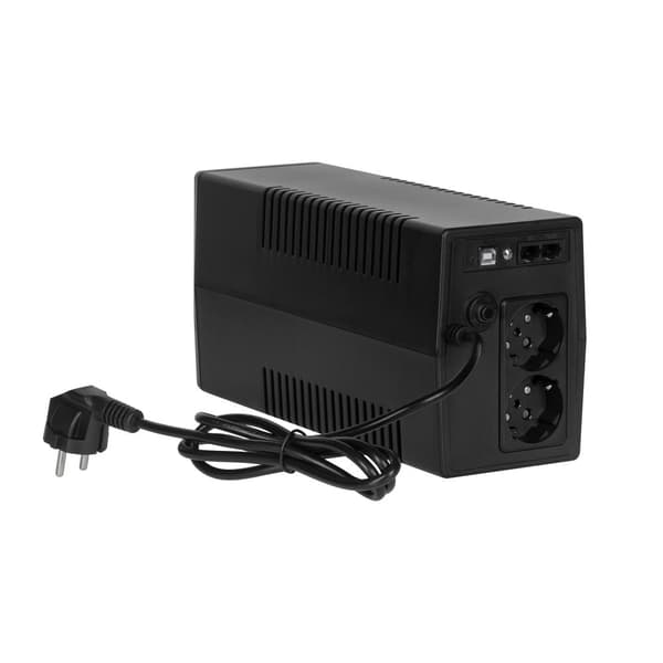 UPS REBEL computer nødstrømforsyning model Nanopower Plus 1000 (offline, 1000VA / 600W, 230 V, 50Hz, LCD, USB, RJ45)