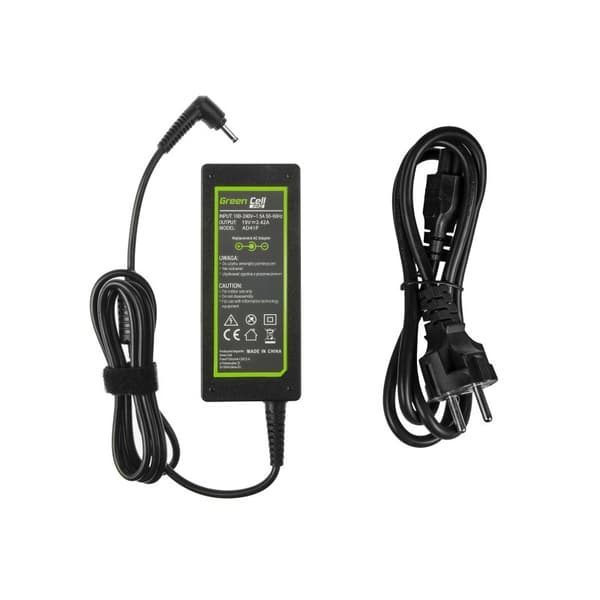 GRÖN CELL STRÖMFÖRSÖRJNING AD41P ASUS 19V 3,42A 65W