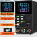 Miniatyrbild 3 av 11: Laboratorie likströmsaggregat, justerbart 30V 10A, USB digital bänkkälla, SPS3010Black, AC 220V
