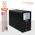 Miniatyrbild 5 av 11: Laboratorie likströmsaggregat, justerbart 30V 10A, USB digital bänkkälla, SPS3010Black, AC 220V