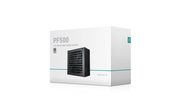DeepCool PF500 strømforsyningsenhed 500 W 20+4 pin ATX ATX Sort