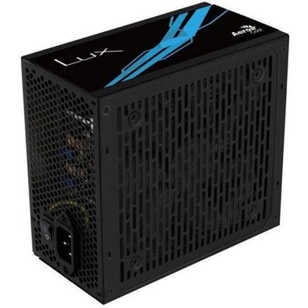 Aerocool LUX550 ATX 500W svart strömförsörjning - AEROCOOL - På/av-brytare - Icke-modulär Svart