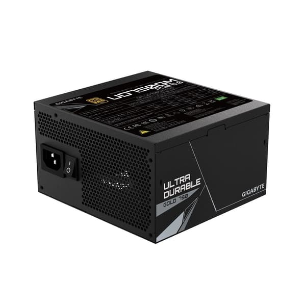 Gigabyte UD750GM PG5 strømforsyning 750W 120mm 80+Guld