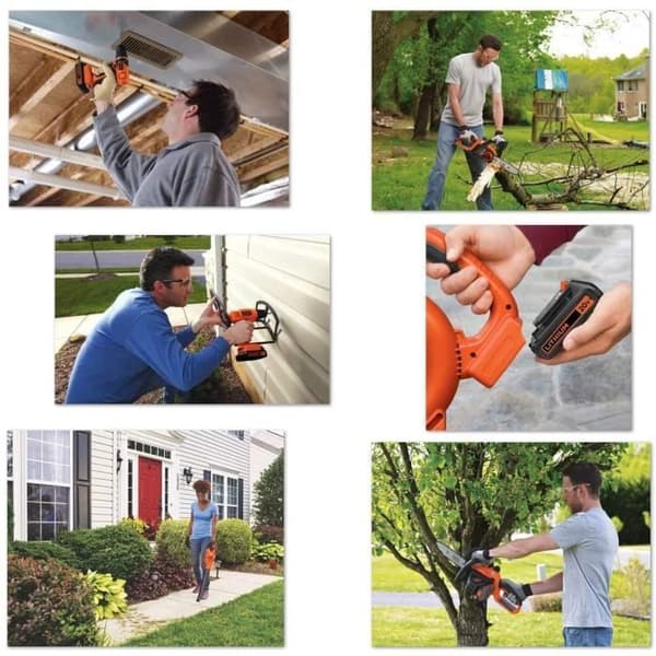 Batteriladdare - Black &amp; Decker - LCS1620 - 20V Lithium Ion - AC100-240V - 500 mA