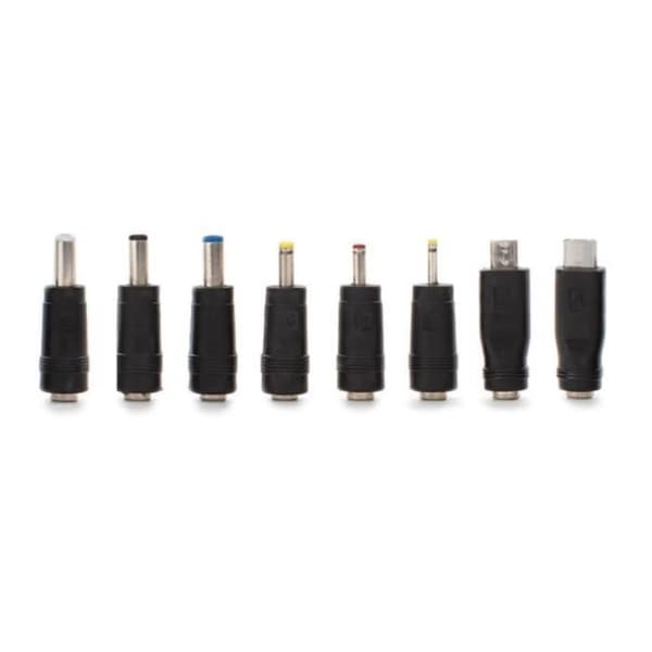 HQ-Power Set med 8 universalkontakter, för 5,5 x 2,1 mm DC-kontakt