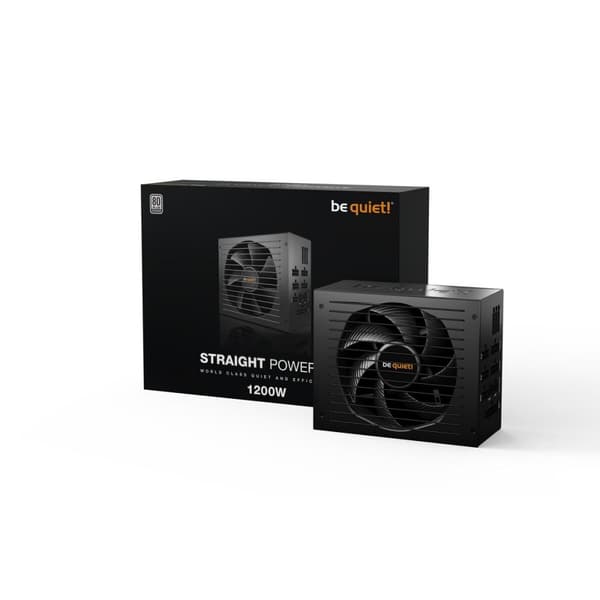 Strømforsyning Be Quiet! BN339 1200 W RoHS CE 80 PLUS Platinum WEEE ENERGY STAR modulær ATX